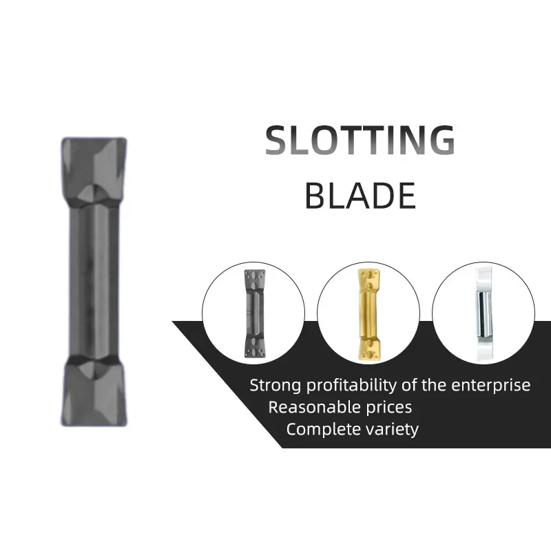 

MGMN 150/200/250/300/400/500/600 Carbide Grooving Insert Turning Tool Slotted Blade CNC Cutting Blade Lathe Full series