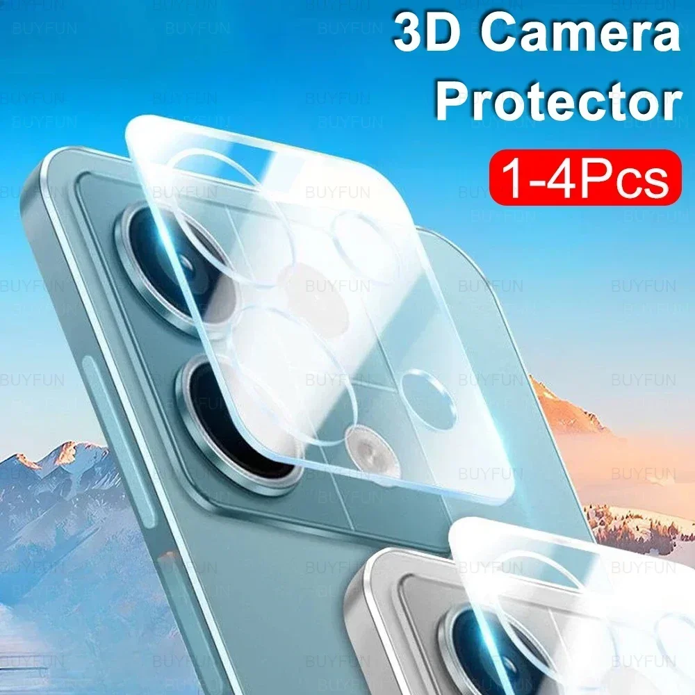 1-4Pcs For Xiaomi Redmi Note13 4G 3D Lens Protector Redmy Note 13 Pro Plus 13Pro 5G Readmi Note13pro Tempered Glass Screen Cover