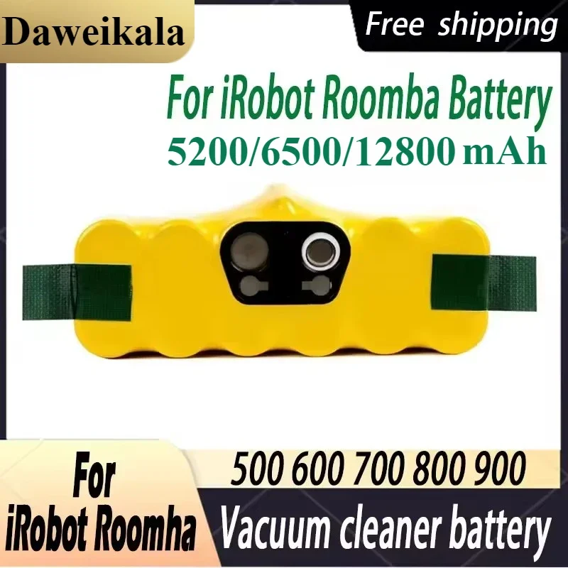 

14,4 В 12800 мАч для iRobot Roomba аккумулятор 500 600 700 800 900 595 620 650 780 890 аккумулятор для пылесоса Roomba аккумулятор