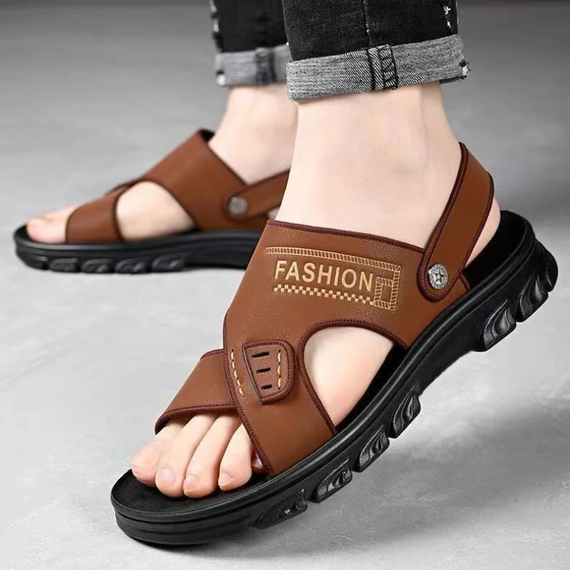 

Летние мягкие пляжные мужские сандалии на платформе, распродажа, 2025 стилей, высокое качество, добро пожаловать, предложение, трендовая обувь для мужчин