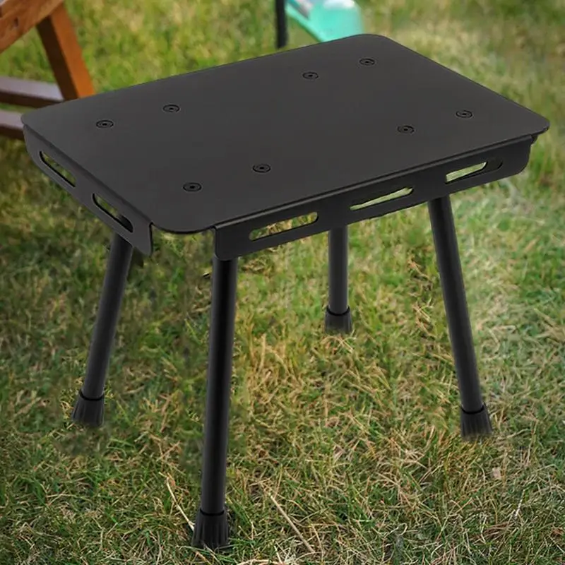 Small Folding Table Sturdy Portable Camping Table Picnic Table Foldable Beach Table For Camping Tailgating Outdoor Activities