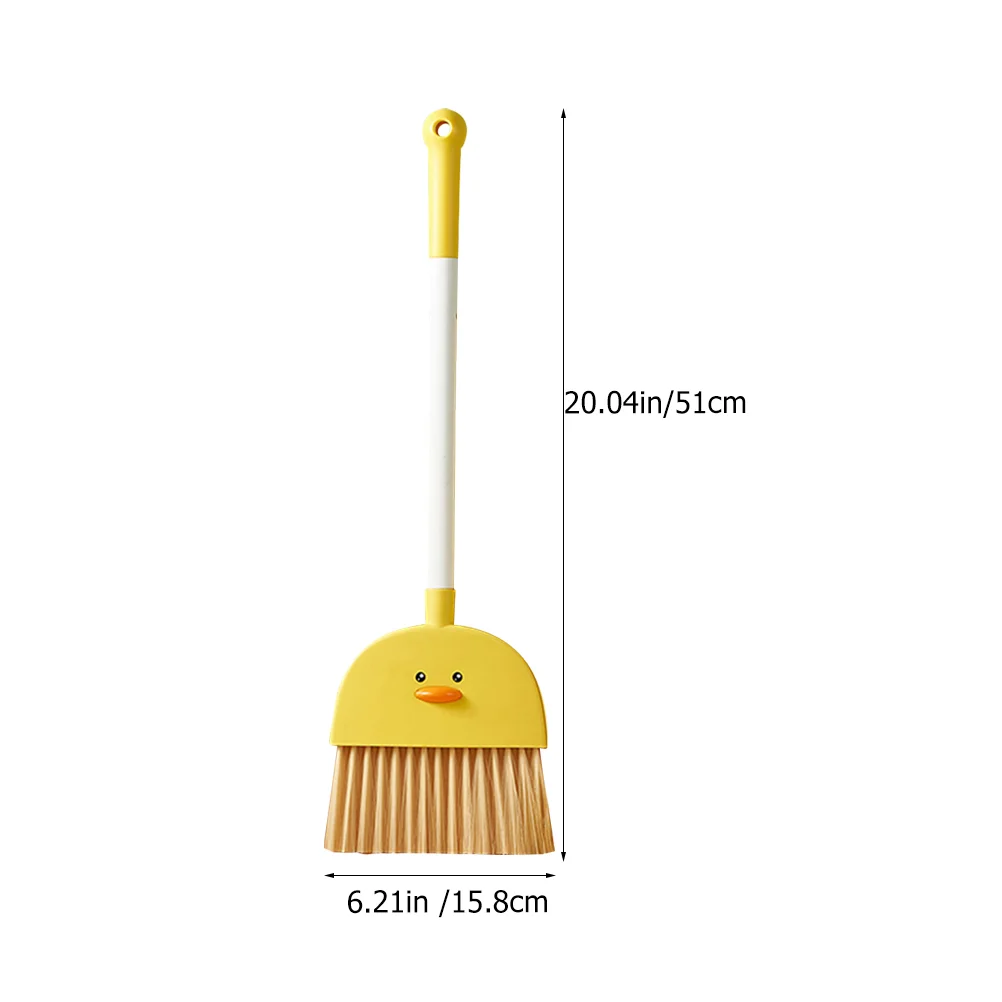 Children\'s Household Toy Broom Cartoon Small Cleaning Tool Pretend Play Cleaning Tool Kids Plastic Cleaning Tool Children