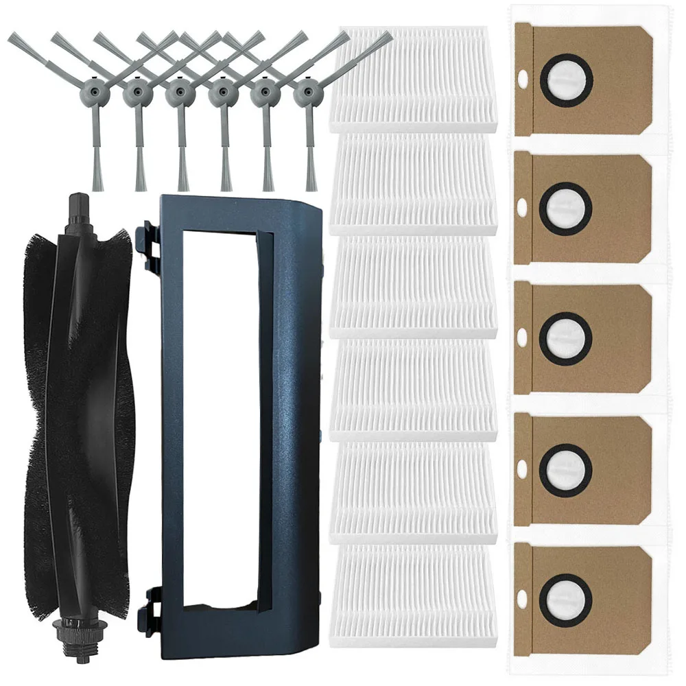 Brosse latérale et filtre Hepa pour aspirateur robot hybride, housse principale, sacs à poussière, accessoires pour wald fy Clean L50, L50, SES, L60, L60