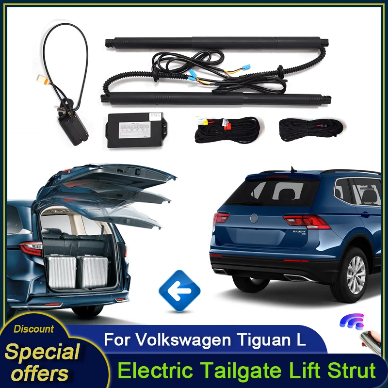 For Volkswagen VW Tiguan L AD BW 2016~2024 Car Electric Tailgate Tail Gate Strut Vehicle Power Rear Door Lift System for Trunk