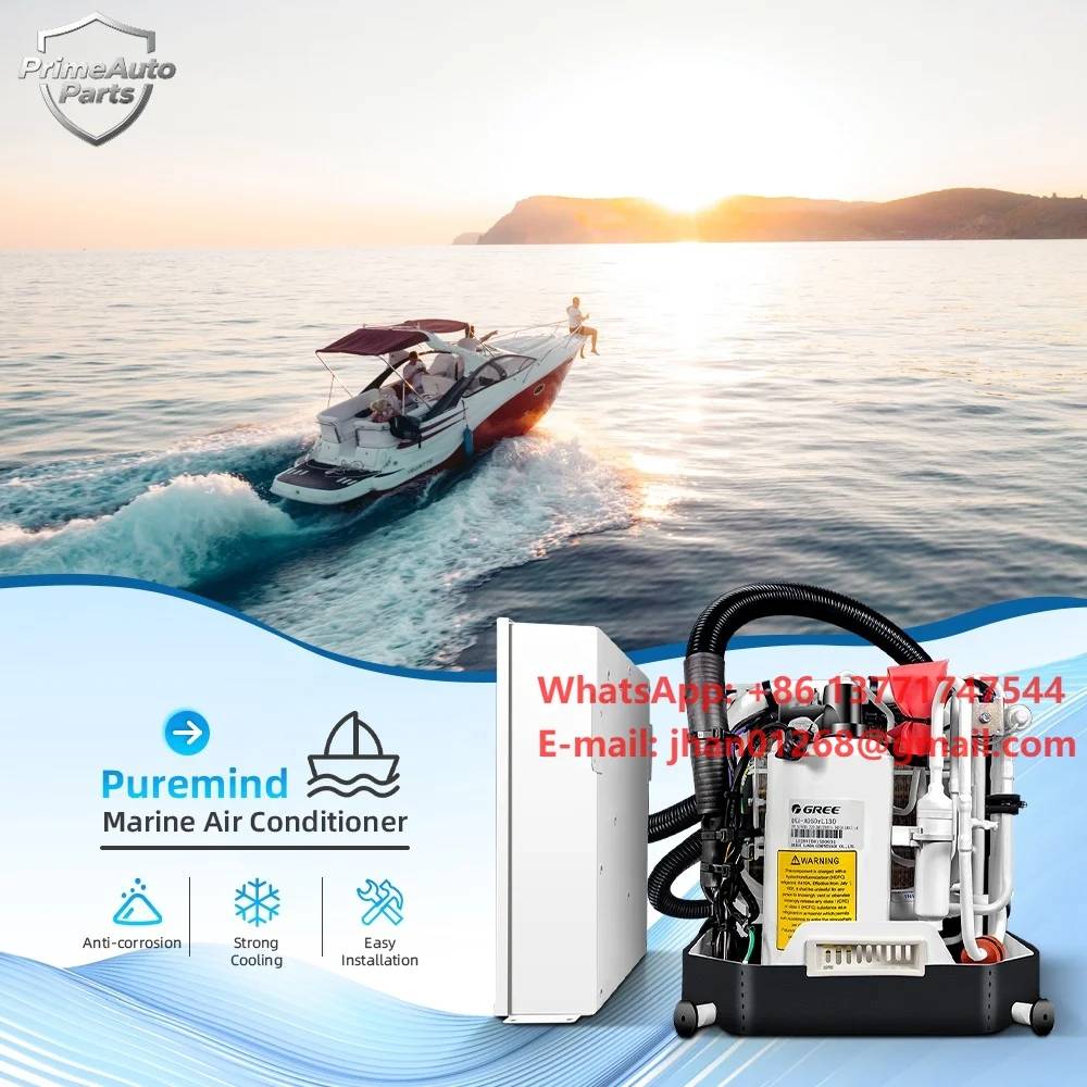 Gree 220V R410a Anti-corrosion Marine Air Conditioner for Boat Vessel Ship 12000Btu 16000Btu Chiller Yacht Air Conditioners