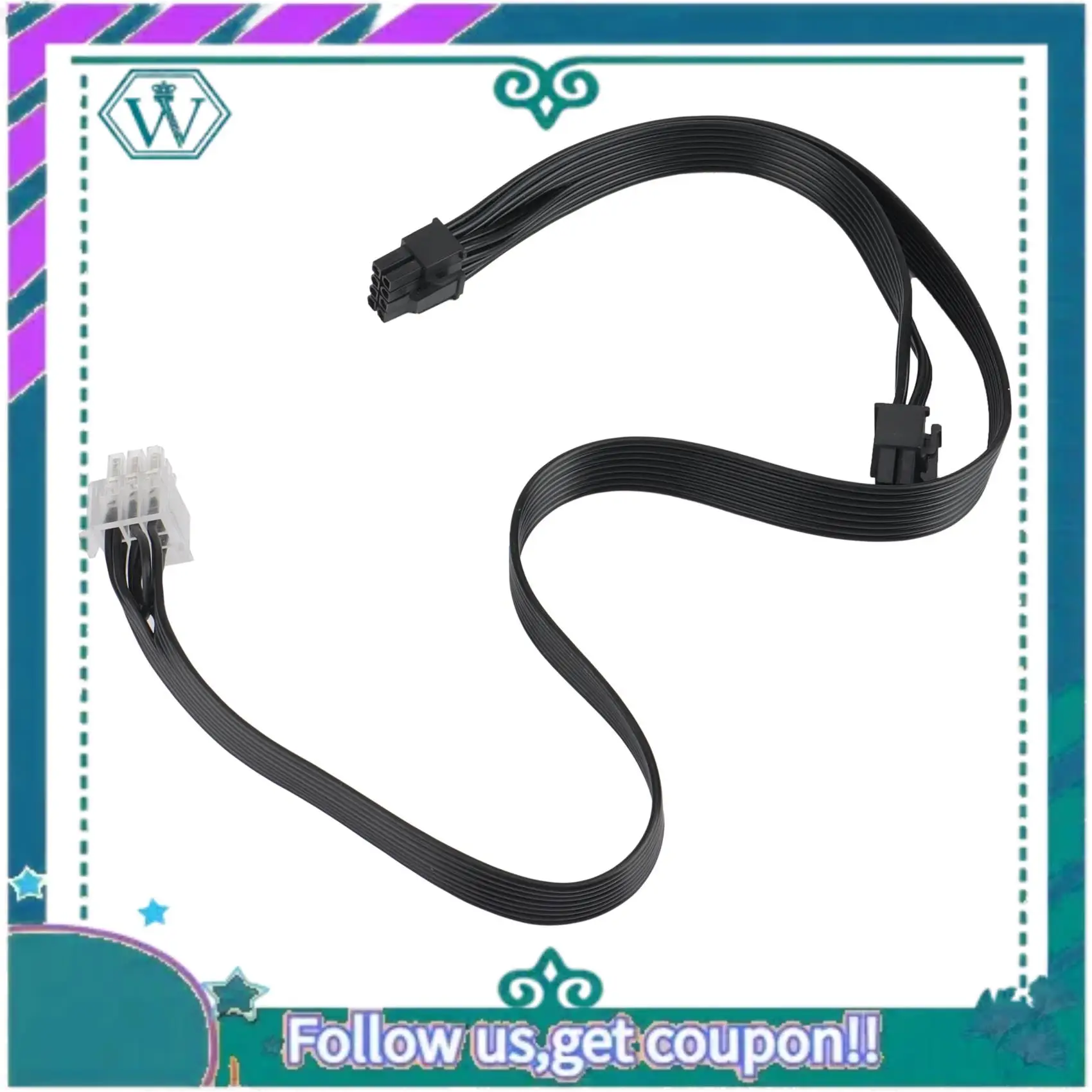 Upgraded 9Pin To PCI-E Dual 8Pin(6+2) Modular Power Supply Adapter Cable For 9Pin Leadex Series Modular Power