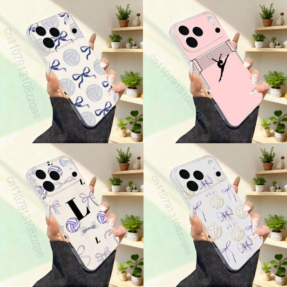 

Volleyball Painted Cute For iPhone 11,12,13,14,15,16,17,Pro,Max,Plus,Mini,SE4,E Phone Case With Magsafe Wireless