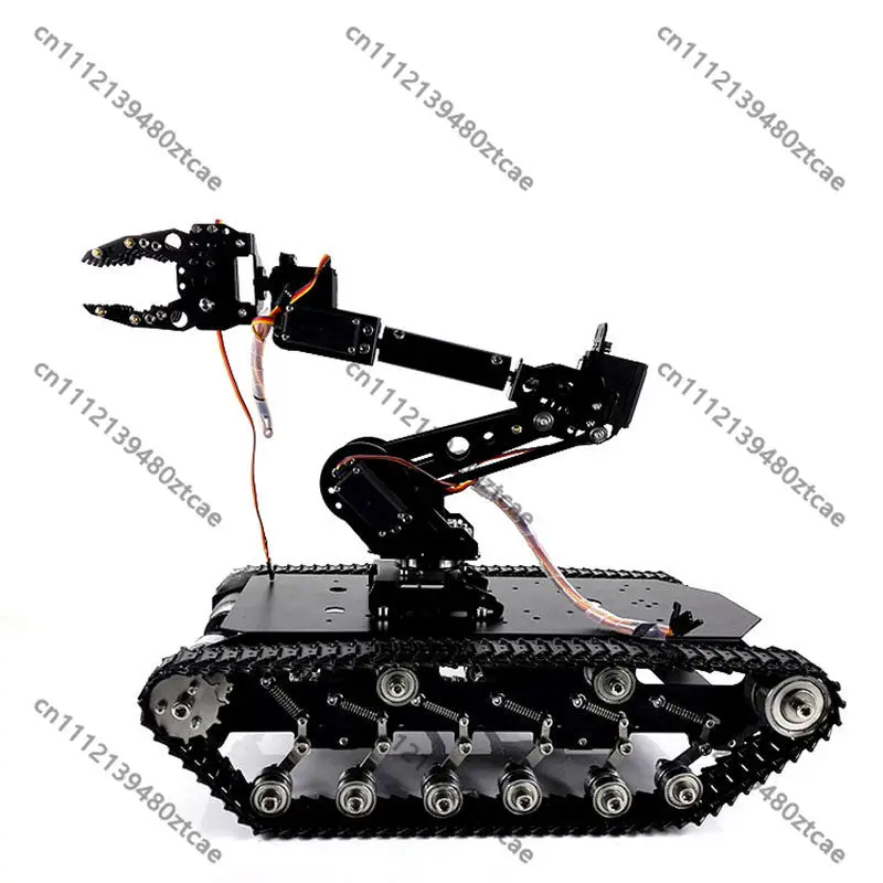 7 DOF Robotic Arm Tracked Chassis, Mobile Gripper Robot Car, APP Control