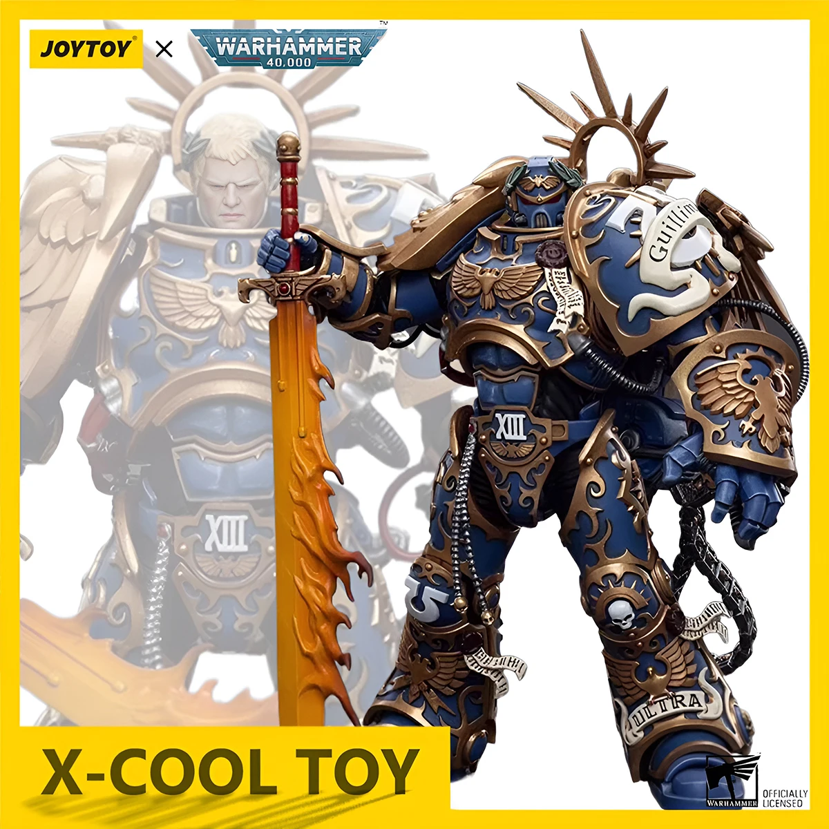 JOYTOY Warhammer 40K Action Figure Ultramarines Primarch Roboute Guilliman Anime Figurine Joints Movable Figure Collector Toys