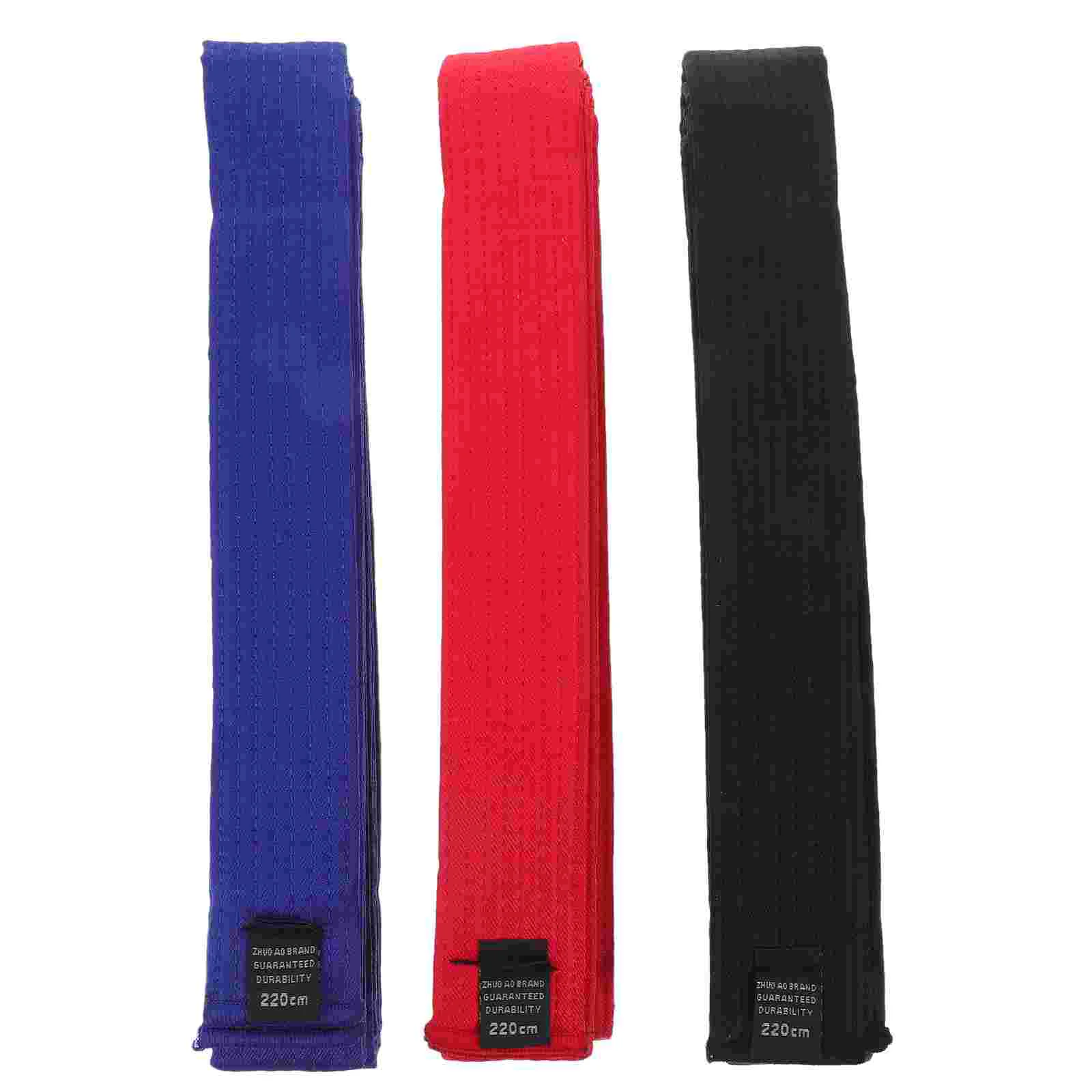 3Pcs Karate Belts Multicolor Cotton Taekwondo Belts Professional Martial Belts practicing karate belt