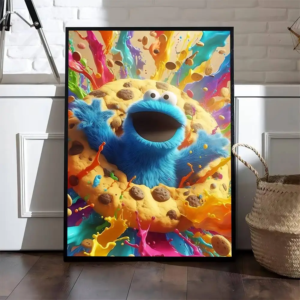 C-Cookies Monsters Classic Poster Wall art print art suitable for living room bedroom bar parlor home