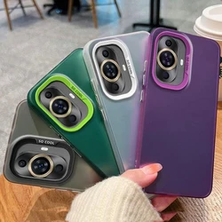 For Huawei nova 12s Case Huawei nova 12s Phone Cover NOVA12S Cases FOA-LX9 Luxury Metallic Aurora Skin Matte Cover