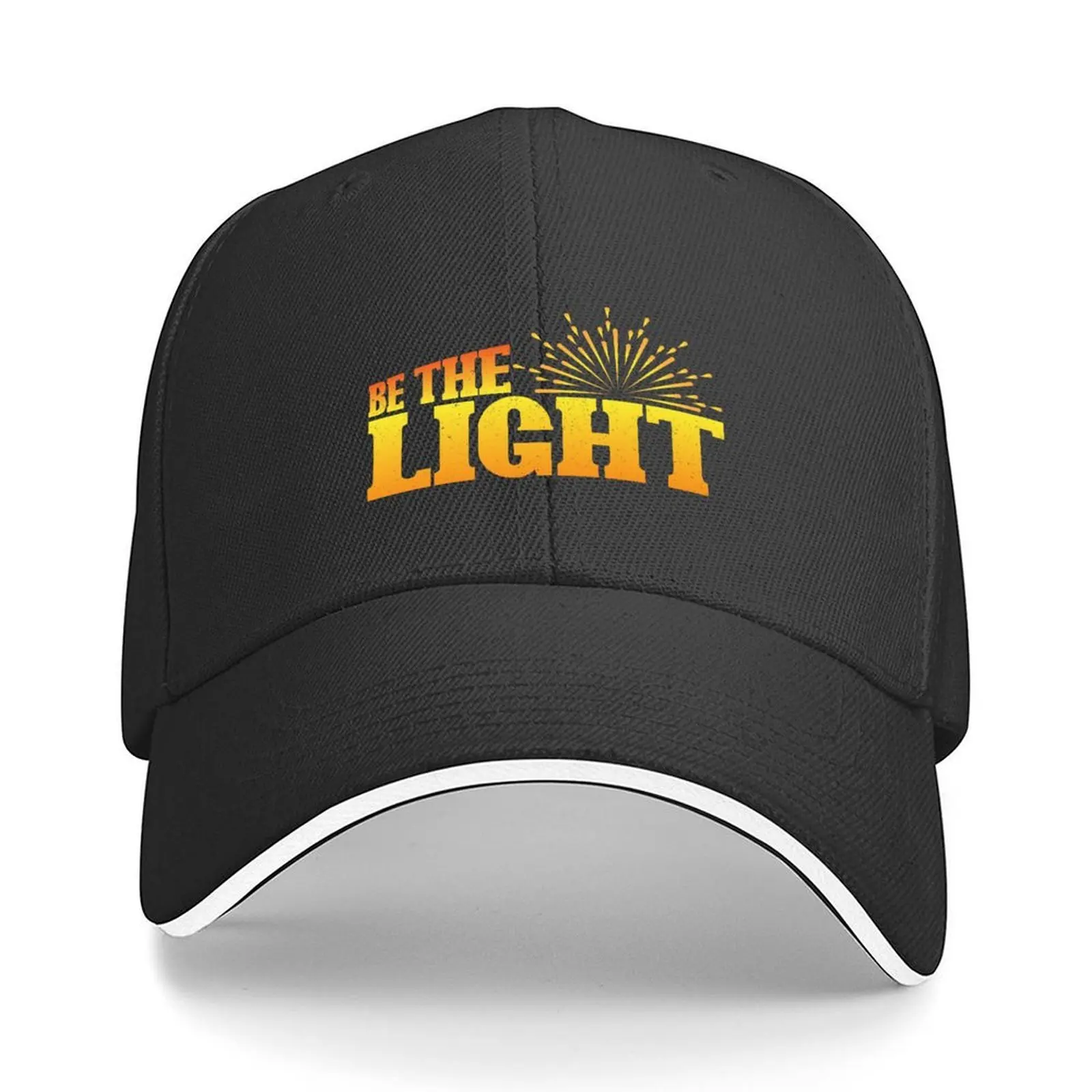 

Be the Light| Bible Verses Baseball Cap Sports Cap winter hats for men Snap Back Hat Big Size Hat Men's Luxury Women's