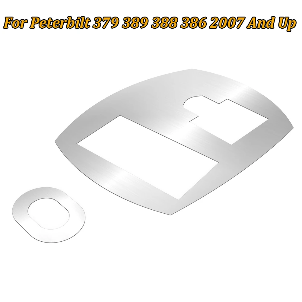 

Stainless Steel Pedals Trim Cover Kit For 2007 2008 2009 2010 2011 2012- 2019 Peterbilt 379 389 388 386