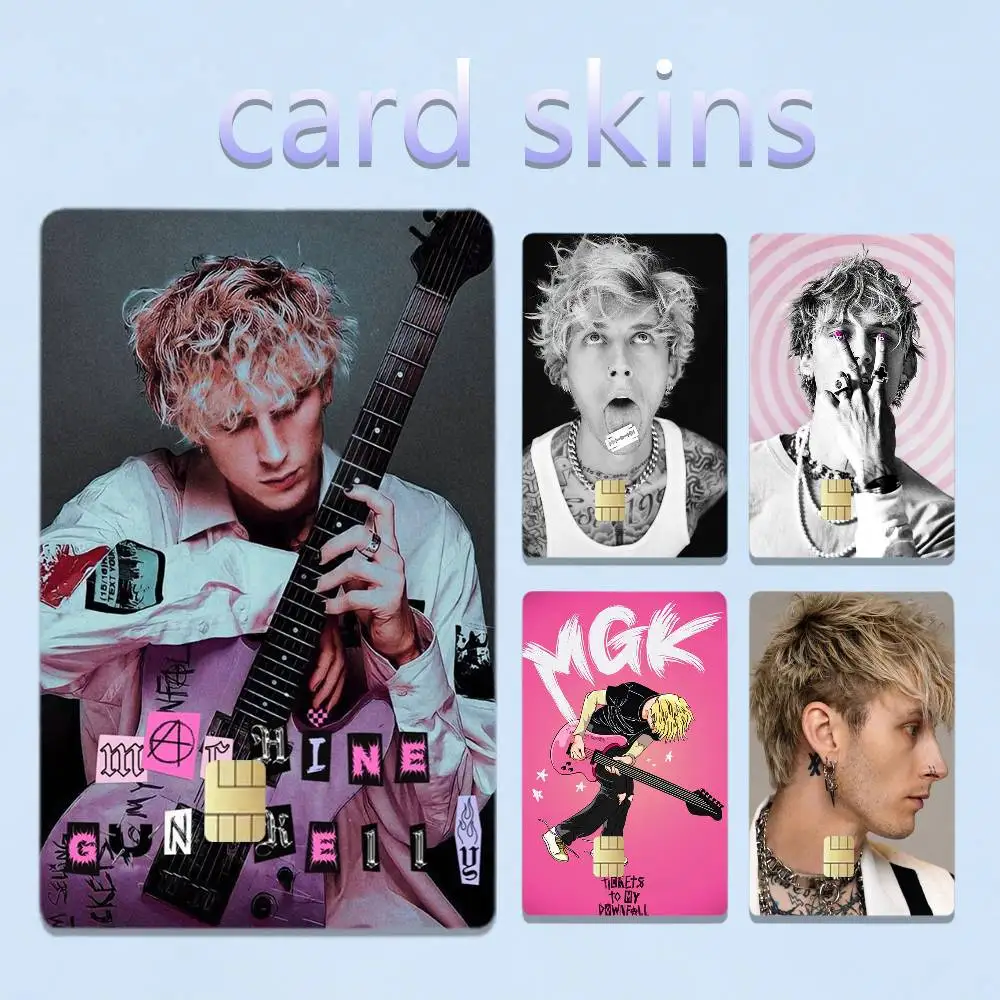 M-Machine Gun Kelly MGK 4pcs 1Set Film Skin for Debit Credit Bank Visa Card Decal Cover
