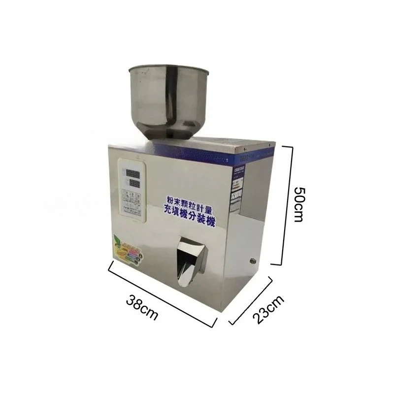

1pc 5-100g tea Packaging machine grain filling machine 110/220V granule medlar automatic salt weighing machine powder seedfiller