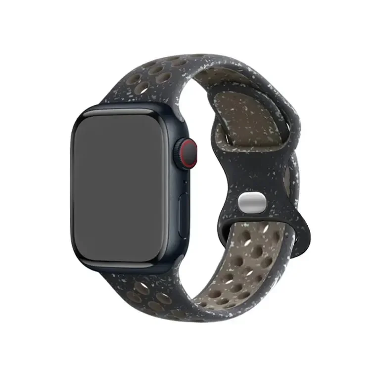 Apple Watch 밴드 용 실리콘 스트랩 Ultra2 49mm 시리즈 9 8 7 41mm 45mm 38mm 42mm 스포츠 팔찌 iWatch 7 6 SE 5 4 3 44mm 40mm