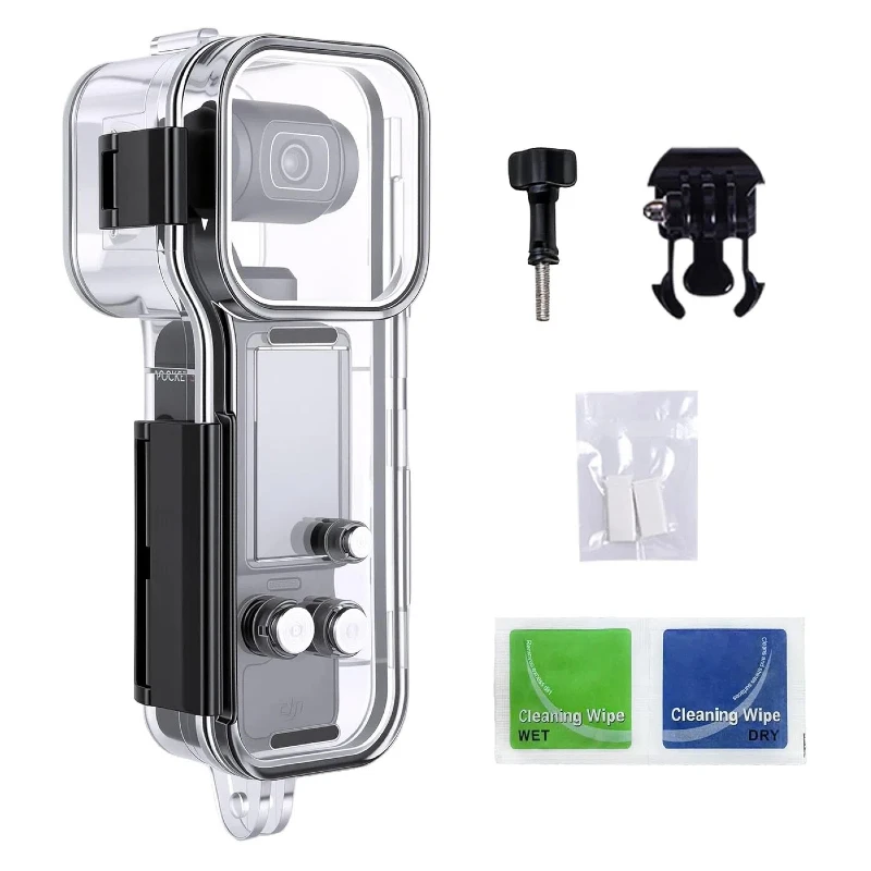 Wodoodporna obudowa Walking Way do DJI Osmo Pocket 3, obudowa wodoszczelna do kamery podwodnej, zapobiegająca parowaniu, zestaw ochronny do głębokiego nurkowania.