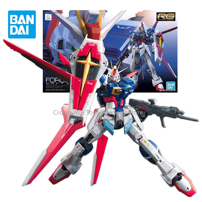 Bandai Gundam Model Kit RG 1/144 ZGMF-X56S/α Force Impulse Gundam Collection Gunpla Action Manga Figures Trendy Toy Holiday Gift