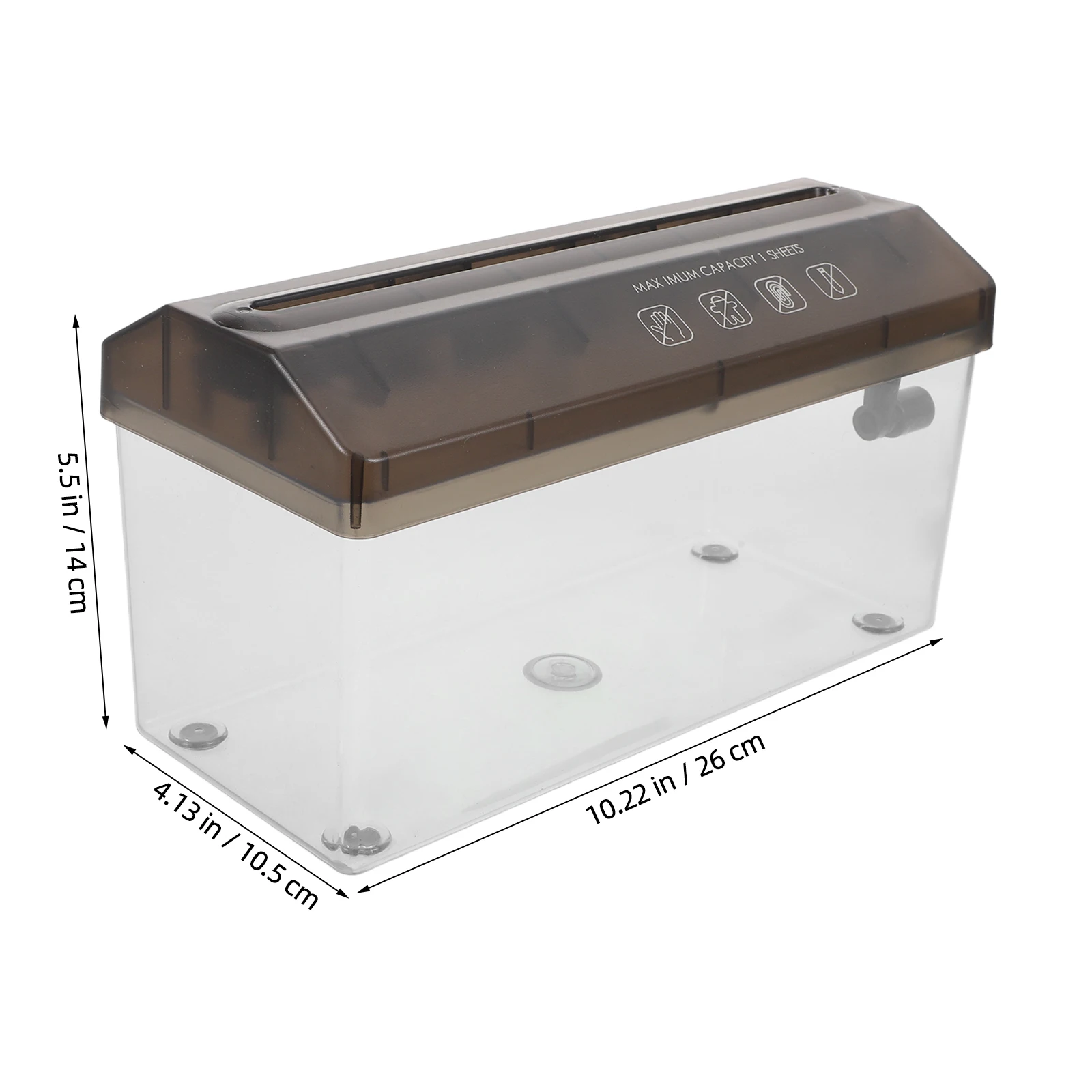 ماكينة تقطيع المستندات المحمولة الورقية المدمجة اليدوية للمكتب المنزلي مقاس A4، ماكينة تقطيع الأمان