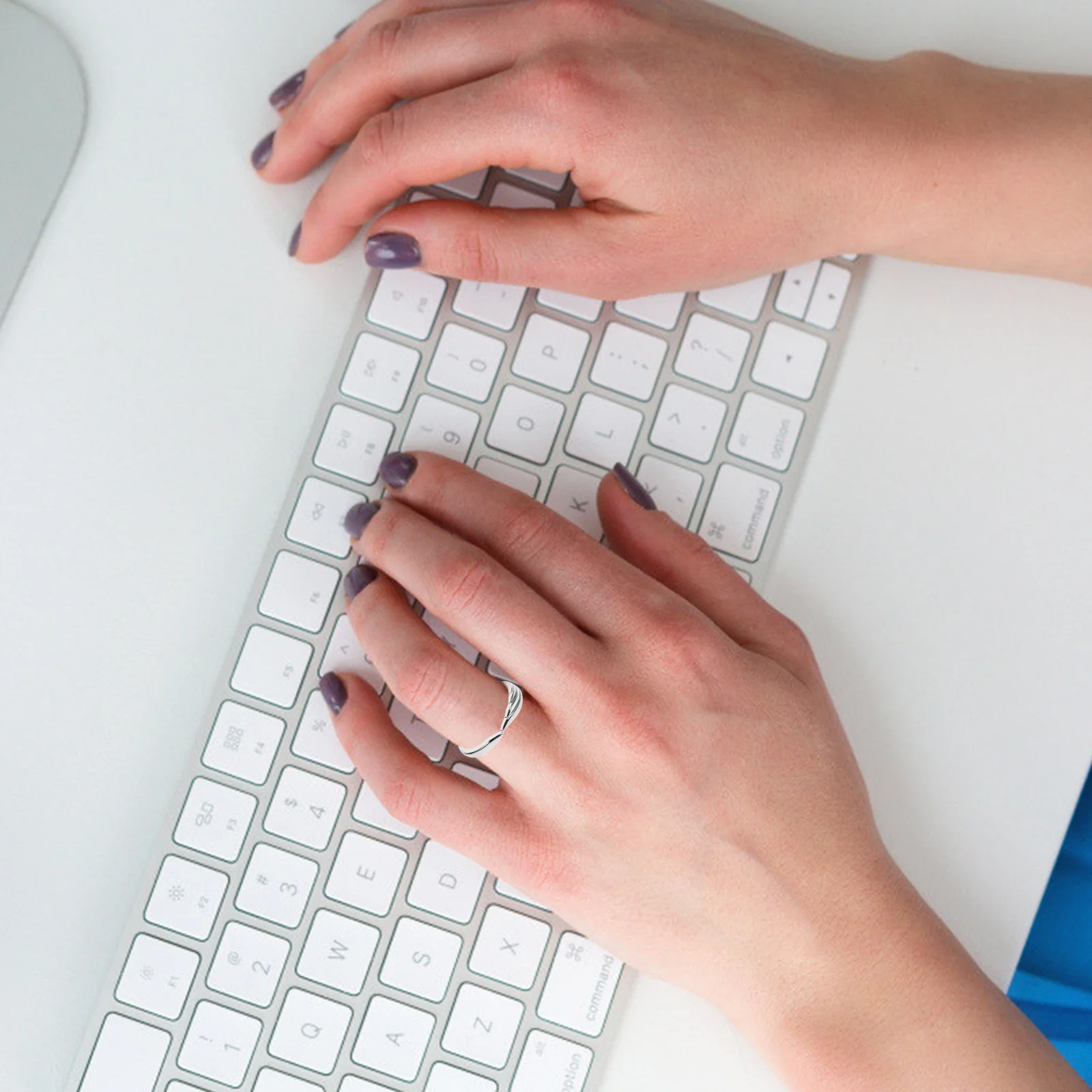 

Fashion Couple Rings with Angel Devil Theme Matching Lovers Jewelry for Men Women