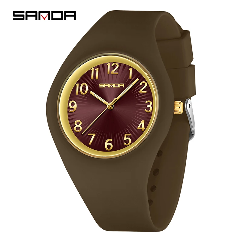 

Модные кварцевые часы SANDA 6360: Простые, светящиеся, ударопрочные, спортивные, для студентов, для отдыха, для мальчиков и девочек, наручные часы (reloj hombre)