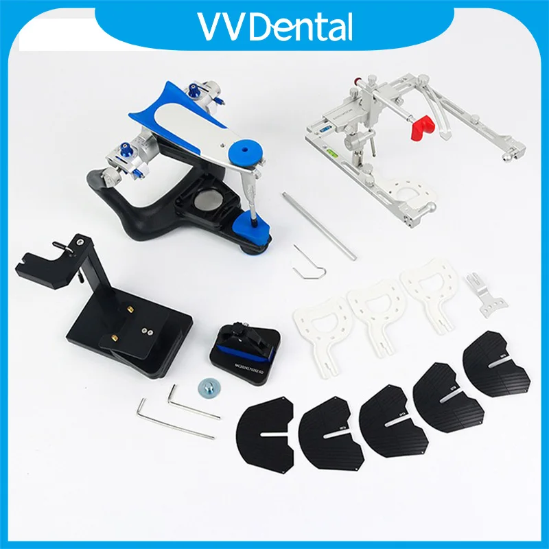 

VVDental Dental Oral Полностью регулируемый анатомический артикулятор Полный комплект Стоматологические инструменты Стоматологическая имитация Виртуальная окклюзия