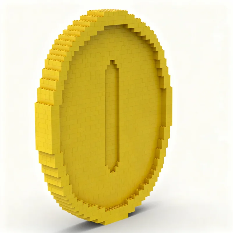 

1351pcs MOC Mario Bros Gold Coin Art Model Building Blocks Construction Toy Christmas Gifts DIY Creative Idea Education Birthday