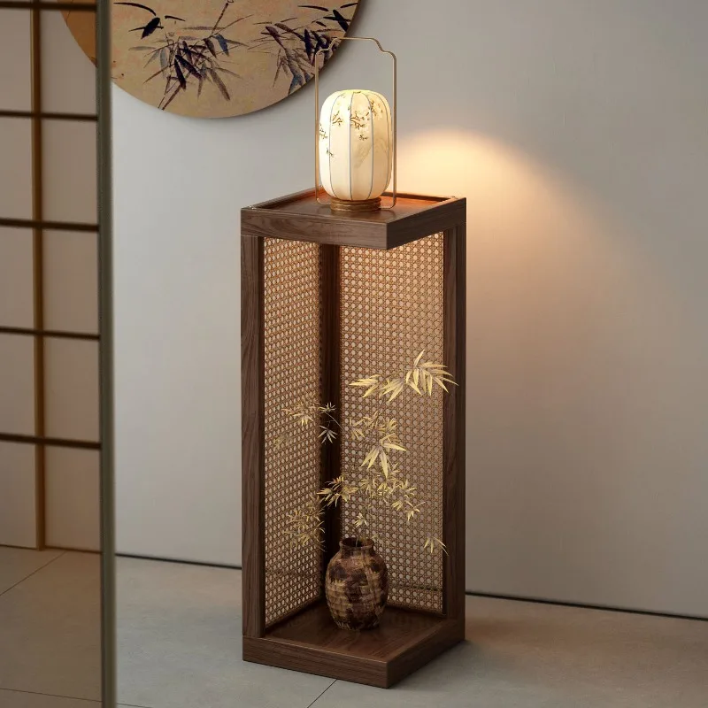 

Flower rack, living room floor-to-ceiling Chinese aesthetic antique balcony flower pot rack