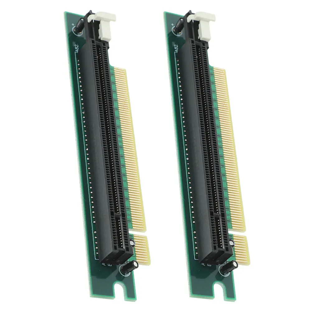 

2pcs Pcie Expansion Card 90 Degree Riser Adapter For Gpu Graphics Card Extender Flexible Installation Mining Powered Cable