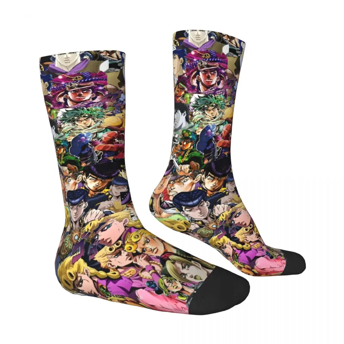 JoJos Bizarre Adventure Strümpfe Paar japanische Manga Socken bequeme lustige Socken Winter Klettern Anti-Rutsch-Socken Geschenkidee