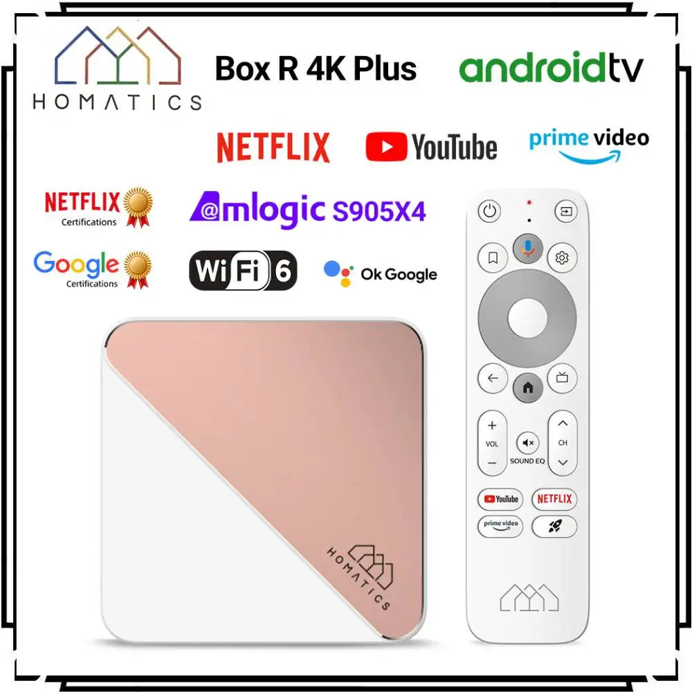 HOMATICS Box R 4K Plus AndroidTV: 최신 스마트 TV 를 위한 완벽한 업그레이드 솔루션