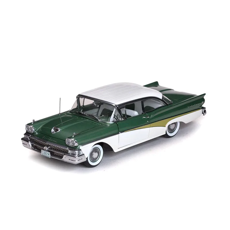 Diecast 1/18 Scale Ford Fairlane 1958 Alloy Car Model 5285 Collection Souvenir Display Ornaments Vehicle Toy