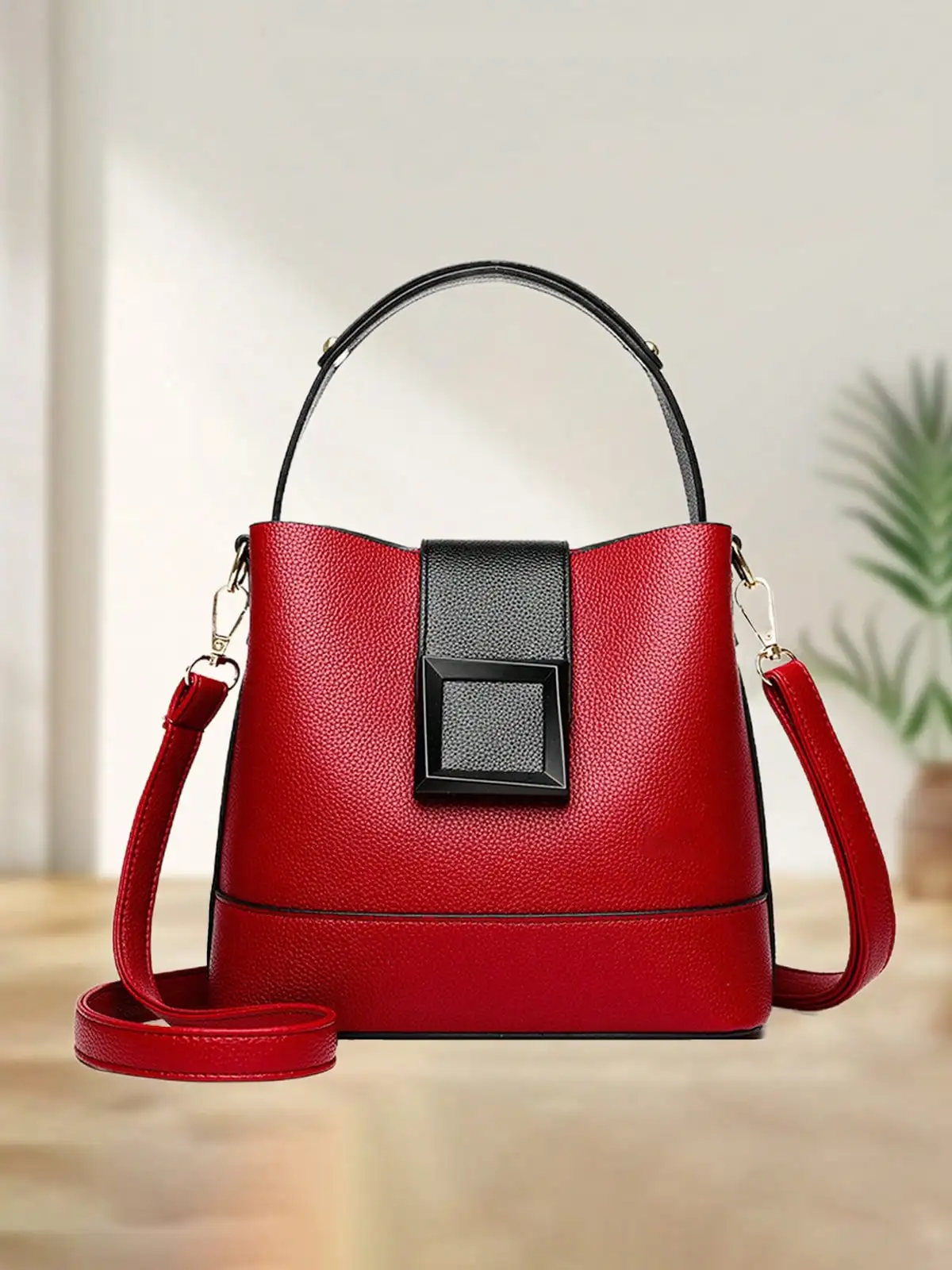 السيدات العلامة التجارية الجديدة أزياء دلو حقيبة بو تقليد الجلود الرجعية عارضة الكتف حقيبة ساعي الكلاسيكية بلون حقيبة يد
