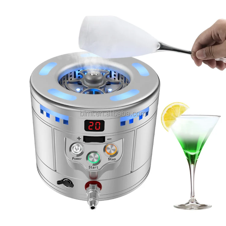 Bar or  Club Dry Ice Maker Mini Ice Machines CO2 Vapourizer Automatic Operation