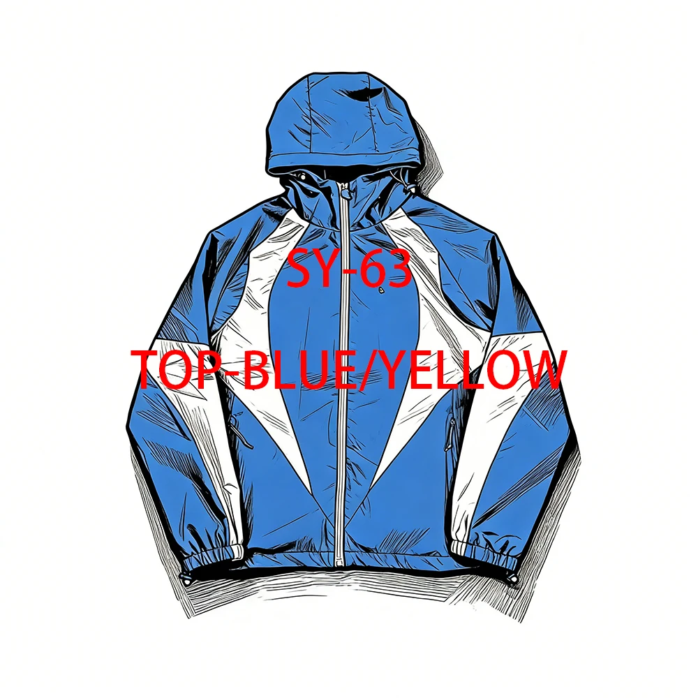 

Спортивный костюм SY-63, хлопковые новые толстовки и толстовки для бега VORTEX TRACK, мужская одежда, топы, ветровка, уличная одежда