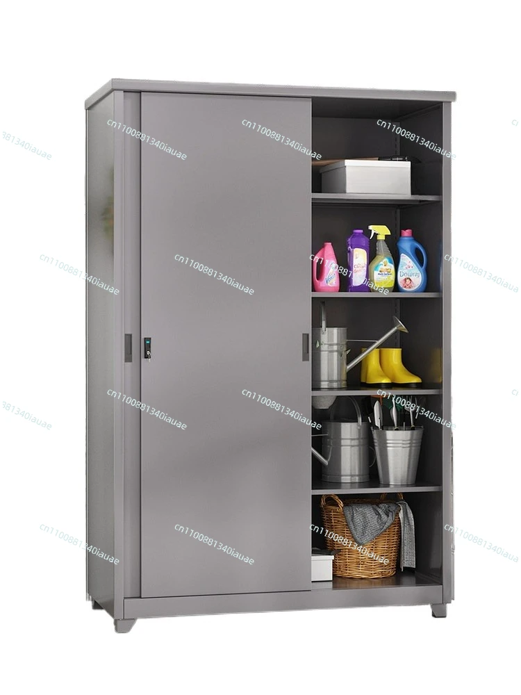 

Balcony Locker Outdoor Courtyard Rainproof Sunscreen Sunscreen Storage Cabinet Camping Fishing