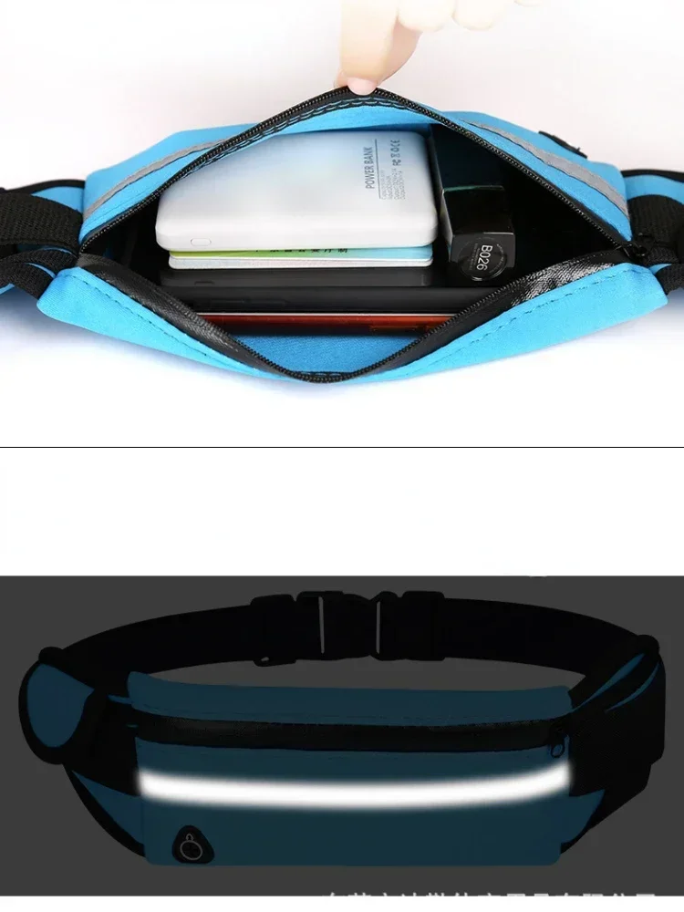 Unisex Outdoor Sports Bag Running Waist Bags Fanny Pack Waterproof Phone Organizer Bags Gym Belt Bag Water Hydration Backpack