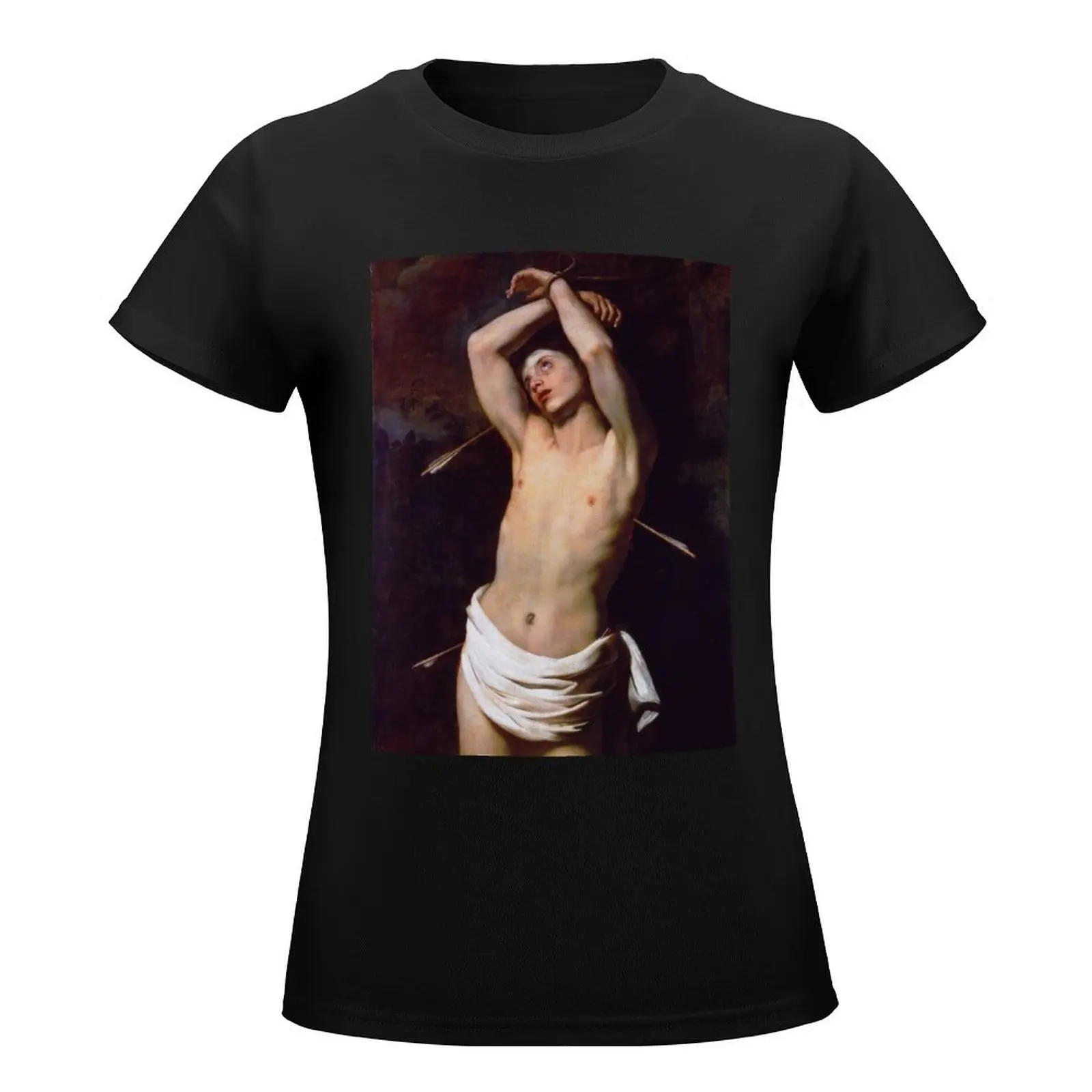 St. Sebastian by Nicolas Régnier T-Shirt korean fashion vintage clothes quick-drying plus sizes Women's summer blouses 2024