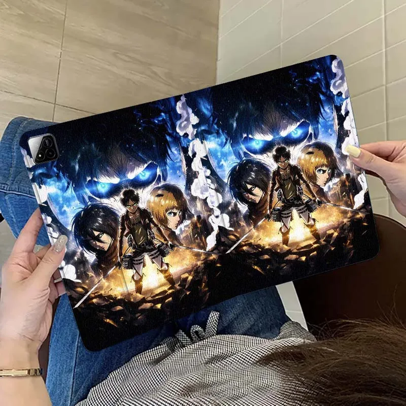 A-Attacks on T-Titans pattern Tablet Case For Xiaomi Redmi Mi Pad 5 6 6s 7 SE Pro Max Ultra 12.4 12.5 14 inch