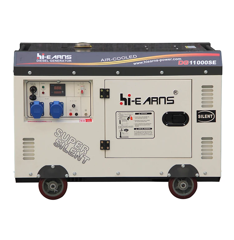 8KW 10KVA 688 198 15HP Diesel Engine 30L Fuel Tank Diesel Generator