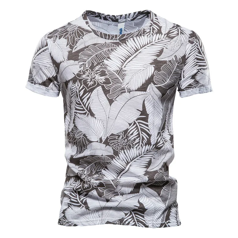 Hawaiian Plant Tropical Jungle 3D Print Casual T-shirt For Men And Women Daily Slim Loose Crew Neck Short Sleeve Summer Top New