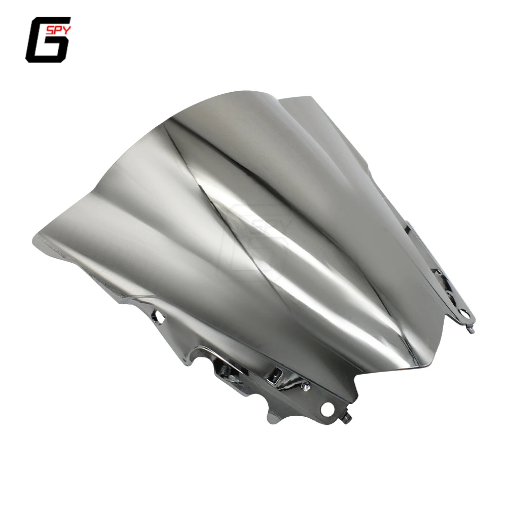 Motocycle Windshield Windscreen For Yamaha YZF R25 R3 YZFR25 YZFR3 2013-2018 Wind Shield Double Bubble Deflector Protector Cover