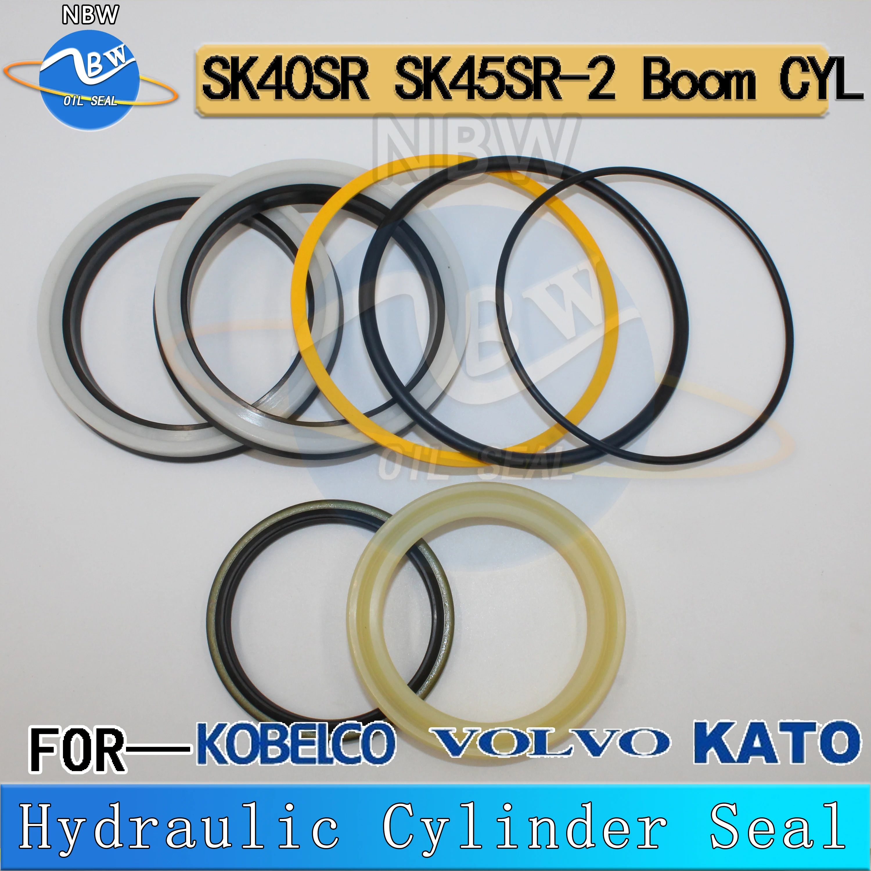 

EXCAVATOR PARTS BOOM CYLINDER SEAL KIT FOR KOBELCO SK40SR SK45SR-2 REPAIR KIT PY01V00030R300