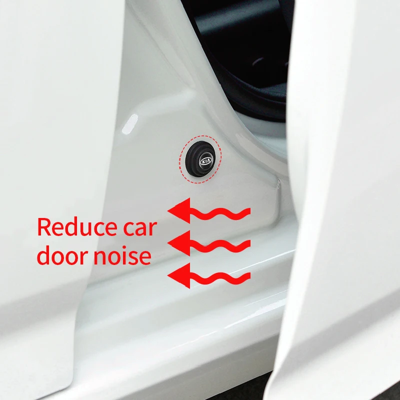 Per Kia Rio Ceed Sportage Cerato Soul Picanto Porta auto Ammortizzatore Buffer Adesivo protettivo Cuscinetti in gomma insonorizzati Accessorio