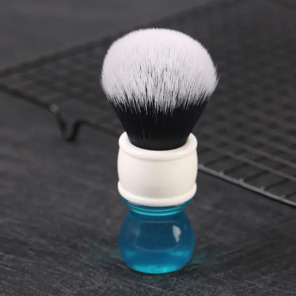 Aqua Tuxedo-brocha de afeitar de pelo sintético para hombre, brocha de afeitar húmeda, brochas de afeitar húmedas, brocha de afeitar de viaje Yaqi, 24mm