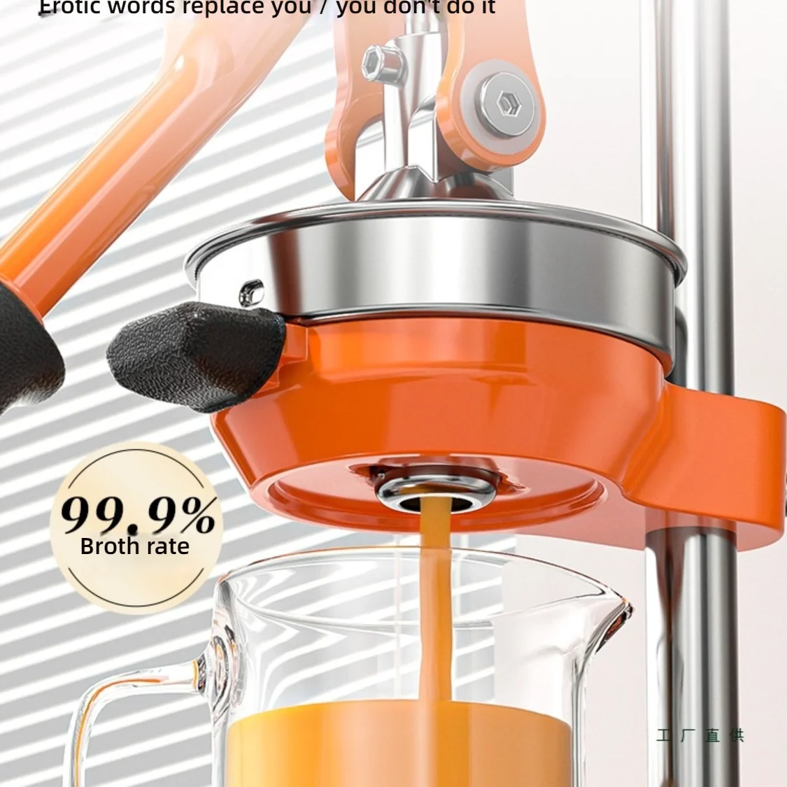 Commercial Manual Citrus Juicer Hand Press Orange Squeezer Fruit Extractor Kitchen Tool Heavy Duty Lemon Lime Press Machine