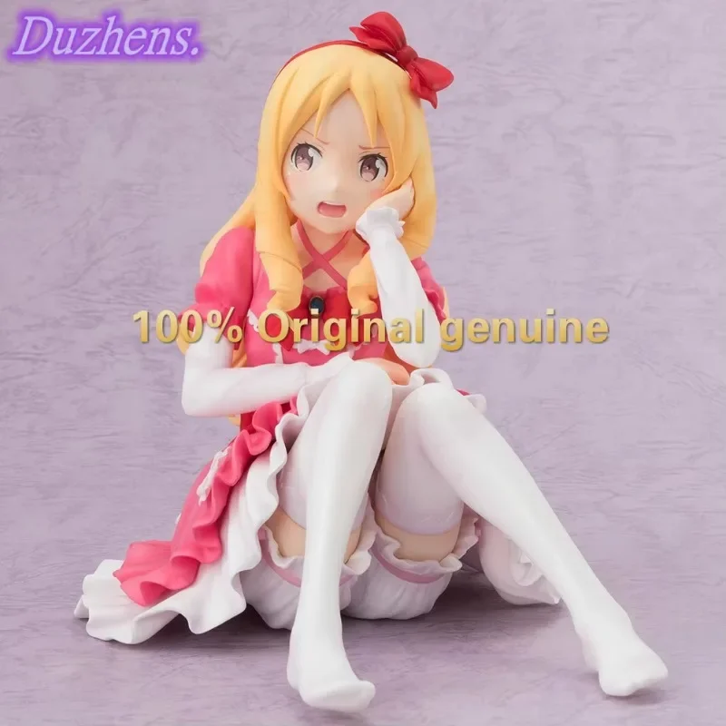 100% Original:  Eromanga Sensei Yamada Elf Sitting posture 12cm PVC Action Figure Anime Figure Model Toy Collection Doll Gift