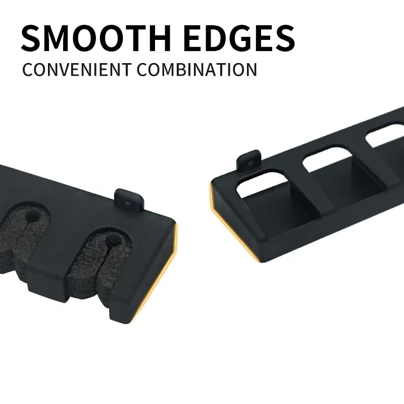 1Pcs Fishing Rod Storage Rack 6 Holes Wall-mounted Fishing Pole Holder Bracket Vertical & Horizontal Display Fixed Frame