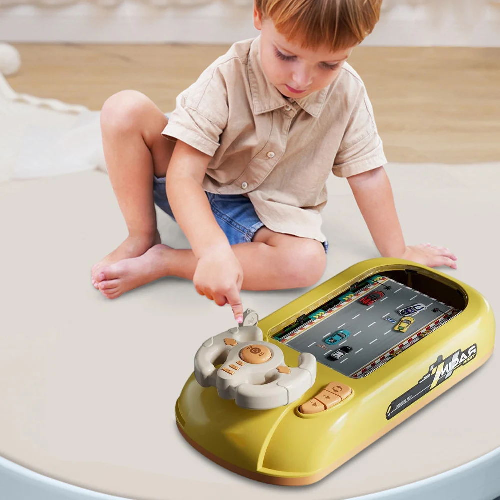 لعبة سيارة سباق القيادة المحاكاة للأطفال الصغار مع الموسيقى والمؤثرات الصوتية للمركبة لعبة سباق المحاكاة التفاعلية للأولاد من 4 إلى 6 سنوات #1